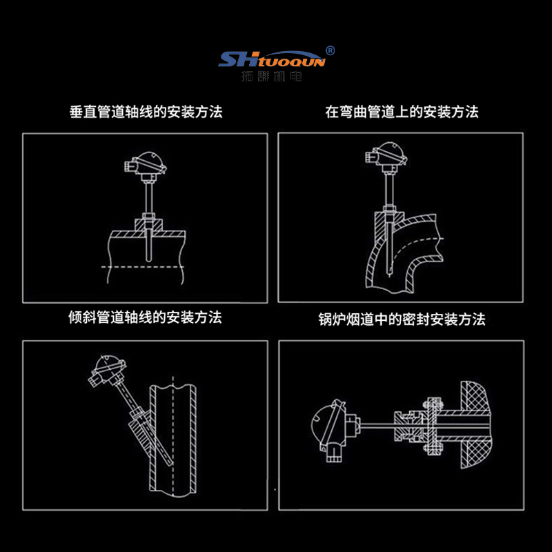 WRN/WZP-130/120 K型PT100不锈钢热电偶热电阻测高温度传感器探头